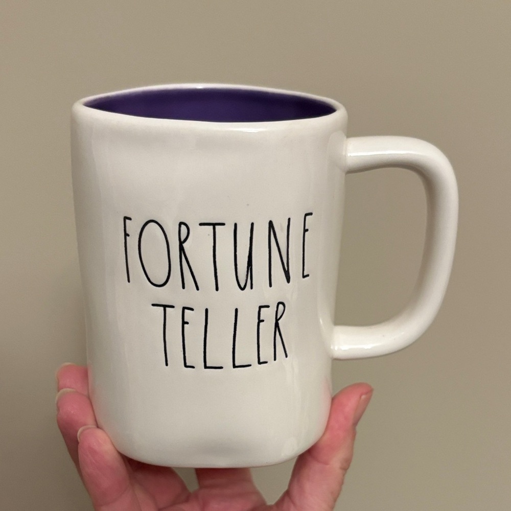 Fortune Teller Mug with Purple Interior Rae Dunn